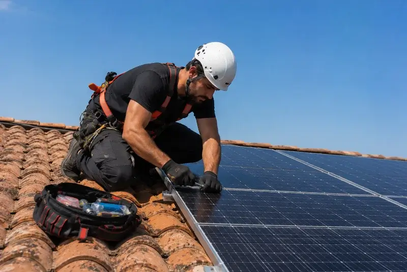 Maintenance et monitoring de panneaux solaires à Bernos-Beaulac